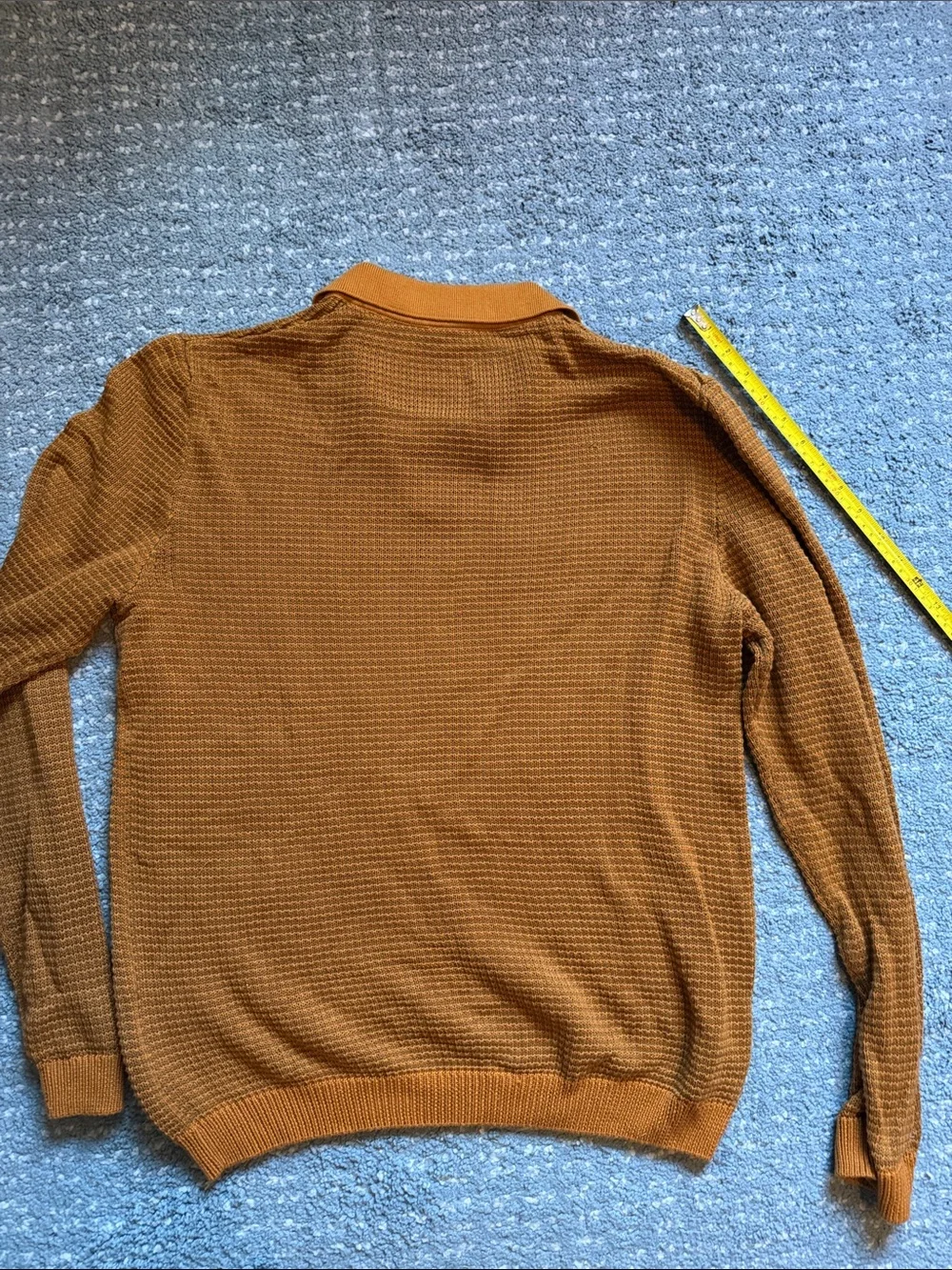 Dandy Del Mar Orange Sweater Sz Large L